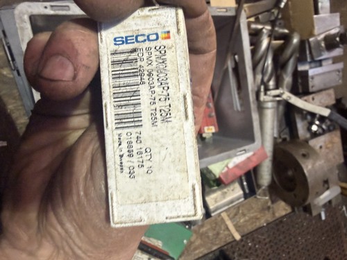 New seco carbide inserts - 10,