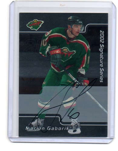Marian gaborik auto - , autograph