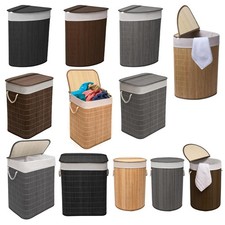 Bamboo Laundry Basket With Lid