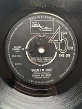 Brenda Holloway When I’m Gone/I’ve Been Good To You Tamla Motown TMG 508 VG+ 7”