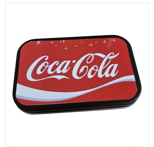 Tobacco tin 1oz hinged - tobacco,