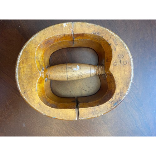 Antique wooden hat - wooden, stretcher