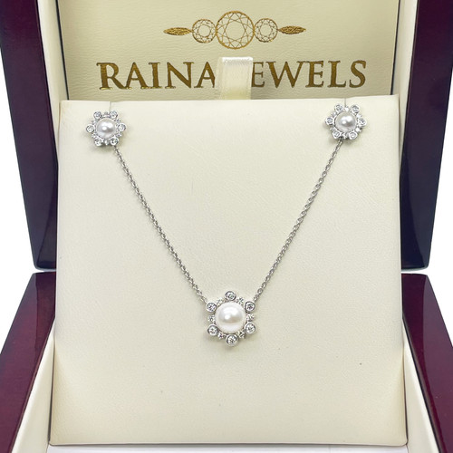 18ct white gold diamond - white,