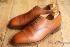 Loake 1880 Aldwych Tan Brown Leather Oxford Shoes UK 7 F US 8 EU 41