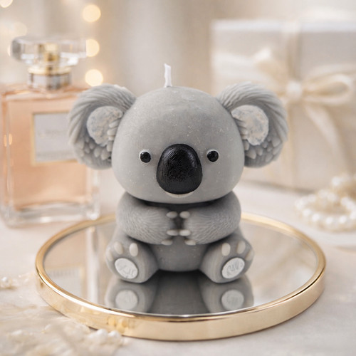 Koala vegan handmande candle - vegan,