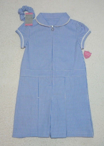 Girls easy iron blue - easy, gingham
