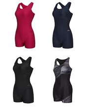 Ladies Slazenger Boyleg Swimsuit Swimming Costume Bathing Suit size 6 - 22 BNWT