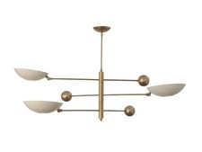 3 Light Pendant Mid Century