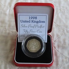 UK 1998 EEC PIEDFORT 50 PENCE