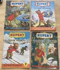 Rupert Bear Adventure Series Nos 8, 23, 24, 26. Little Age-wear Generally VG.