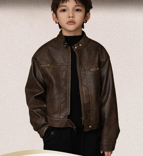 Boys motorcycle jacket faux - boys,