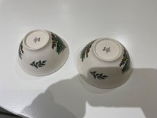 SPODE CHRISTMAS  TREE TWO SMALL BOWLS