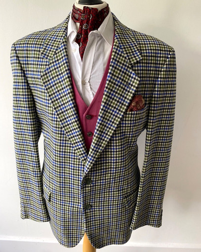 Vintage men blue green - vintage,