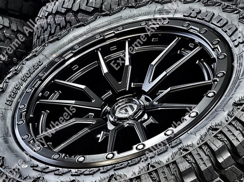 Black fuel alloy wheels - fuel,