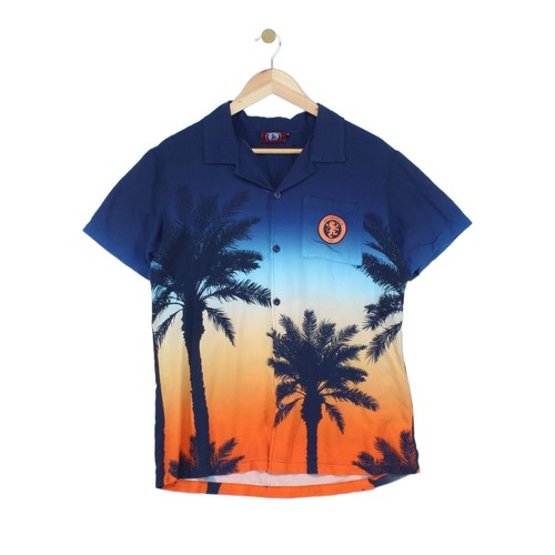 Aston villa viscose shirt mens - viscose,