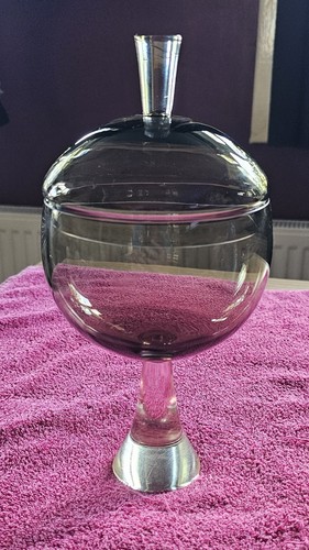 Tall vintage smoked glass bon - tall,