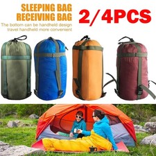 2/4Pack Stuff Sack Compression Packs Survival Sleeping Bag Sleeping Bags Storage