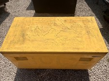 Steel tool / plant Site or Van vault, forklift 1200x610x610mm with x 2 locks 