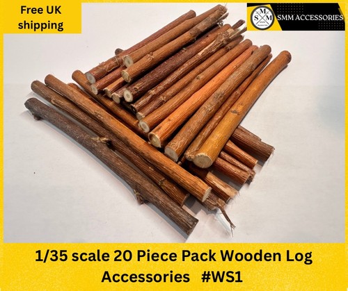 Piece scale wooden log - piece, 1/35