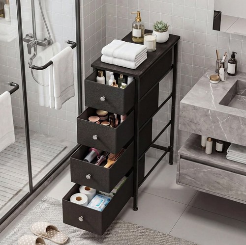 Slim drawer nightstand - 4,