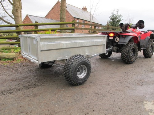 Tipping trailer for - , atv