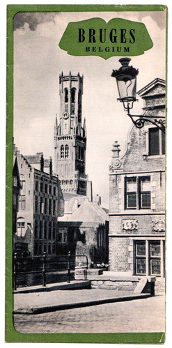 Vintage bruges belgium travel - vintage,