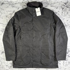 BARBOUR Mens Grey Beaufort Wax