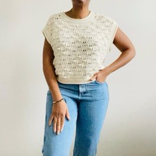 Zara Cream Knit Jumper With