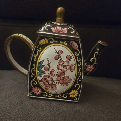 Vtg mini copper - , enameled