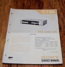 Sony TC FX66  Stereo Cassette
