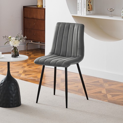 Grey modern dining chairs - grey,