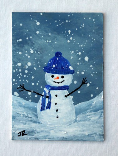 Original aceo art card - original,