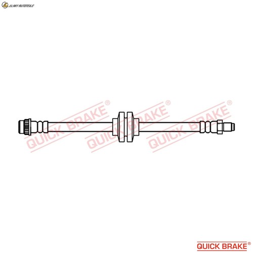 Brake hose 135 - brake,