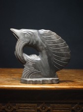 Vintage Carved Stone Fish