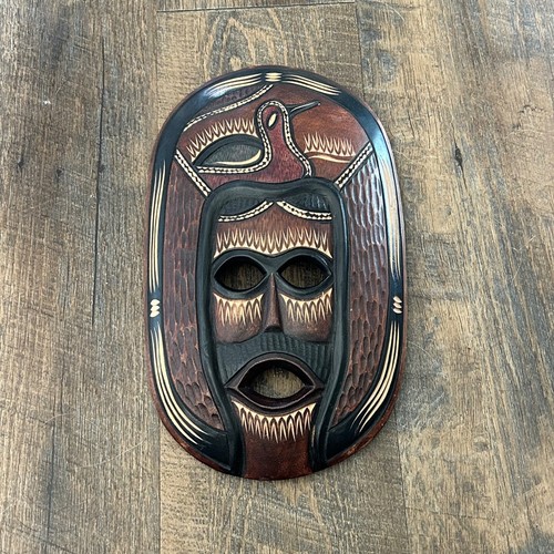Hand carved wooden - carved, tribal