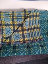 Welsh Wool Blanket Really Lovely Almost Perfect 115cm x 240cm