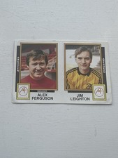 Sir Alex Ferguson Aberdeen Panini Football 1986 Sticker Unused Very Rare Legend