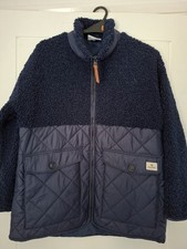 Craghoppers Zapta Navy Relaxed Insulated Hybrid Winter Coat UK Size 12 Boucle