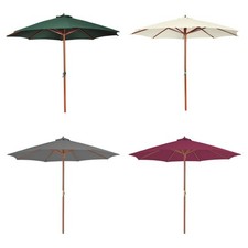 Garden Umbrella Parasol Wooden