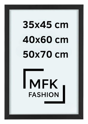 Black picture frame 35x45 - black,