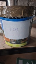 Ronseal Fence Life Plus Garden Shed & Fence Paint 5 Litre - WILLOW DAMAGED TUB
