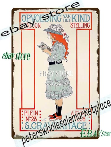 Dutch poster 1908 - education, of