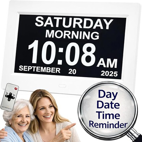 Digital alarm clock day - digital,