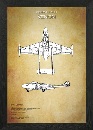Havilland venom blueprint - de,