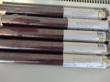 5 X Next Wallpaper Paradise Design Paradise Floral Plum QT05194 53cm New 