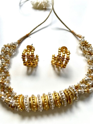 Indian necklace and earring