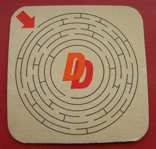 Double diamond beer mat - double,
