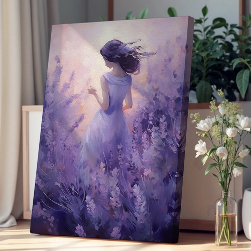 Lavender flower impressionism - lavender,