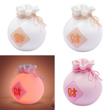 Blessed Bag Shape Night Light Table Lamp Decor New Year Timing Setting Desktop