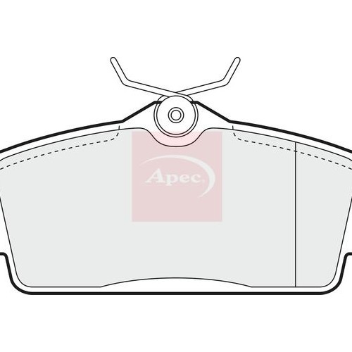 Apec brake pad set - set,,